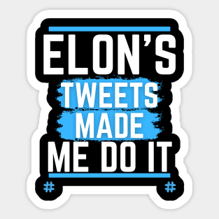 Elon Musk Tweets Sticker